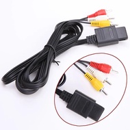 1.8m AV Audio Cable Composite Video Cord 6 Feet Line Compatible with Nintendo 64/N64/GameCube/NGC SN