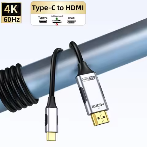 USB C to HDMI Cable 4K@60hz 2m Type C to HDMI Compatible HDTV, Projiector ,Display ,for iphone15 ser