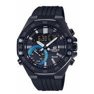 Casio Edifice jam tangan pria dengan format analog ECB-10PB-1ADF