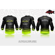 Jersey Kurodai Apparel (new) – Long Sleeve Fishing Jersey Jig Profiles Theme