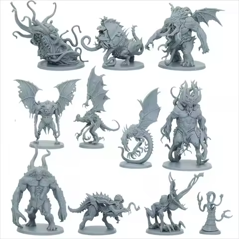 TRPG board game Cthulhu Death May Die miniatures,003~033 SHOGGOTH BOKRUG STAR SPAWN CTHONIAN YUGG FI