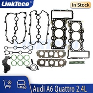 Engine Part Full Gasket Set Fit 2.4 L V6 Gas BDW For Audi Saloon Estate Avant Quattro 4F2 2.4L 06E11