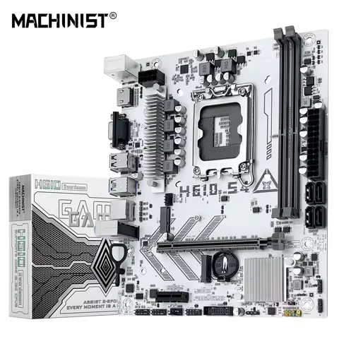 MACHINIST H610 S4 Motherboard LGA 1700 support Intel Core 12/13/14 generation I3, I5 CPU DDR4 deskto