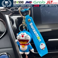 3D Gantungan Kunci Doraemon Anime Jepang Kartun Karakter Dorami PVC Keychain