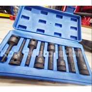 8 Pcs 1/2” H5 -H19 Impact Hex Bit Socket Set