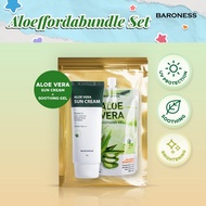 BARONESS Aloe Vera Care Set (Aloe Vera Sun Cream + Aloe Vera Soothing Gel Spout) | Beauadd