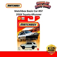Matchbox Basic Car 57 2019 Toyota 4Runner Diecast Collectors
