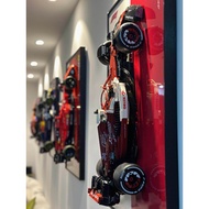 Building block car wall photo frame Ferrari F1Red Bull wall backdrop F1Display frame42207Painting