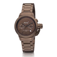 MAX Artisan Classic Chronograph Brown Steel Men's Watch 44mm 5-MAX578
