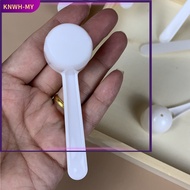 KNWH⭐50/100pc 5g White Plastic Measuring Spoon Gram Scoop Food Baking Medicine Powder