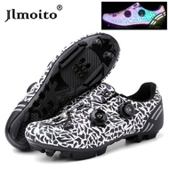 Men MTB Shoes Luminous Cycling Sneaker Non-slip Dirt Road Bike Shoes Carbon Speed Sneakers Racing Bicycle Shoes Cycling Shoes 47