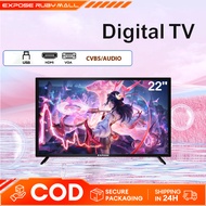 TV 22 Inch LED TV Murah Digital TV 1080P HD Television 24 Inch With USB HDMI VGA