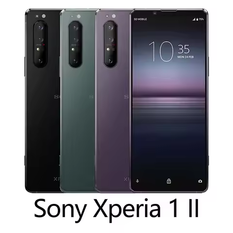 Sony Xperia 1 II 1ii 5G Unlocked Original Mobile Phone 6.5'' 8GB+128GB/256GB 12MP*3+8MP Sony xperia 
