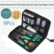 RJ45 RJ11 Cat5 Crimper Lan Network/Internet Cabling Hand Tools KITS Cable Tester