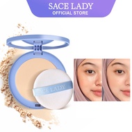 SACE LADY Oil-control Compact Powder Waterproof Matte Face Powder