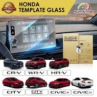 HONDA WRV CRV HRV CITY HATCHBACK CIVIC FE FC Tempered Glass Head Unit Screen Protector Infotainment 