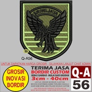 Q-A56 SRIWIJAYA LOGO EMBROIDERY PATCH - GIB REVIEW/TESTIMONI