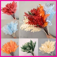 Eucalyptus Fern Leaves 5 Branches Artificial/ Eucalyptus Leaves Fake Willow Flowers Home Decorative 