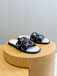 GUCCI 古馳 經典Logo 男款 時尚涼拖鞋 款式0207