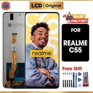 LCD Realme C55 Original Touchscreen Fullset Genuine Original Compatible For Glass Touch Screen Digit
