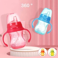 0 °  Baby Feeding Bottles Cups Learn Feed Drink Water Bottle Soft Mouth Duckbill Sippy Train Cup for