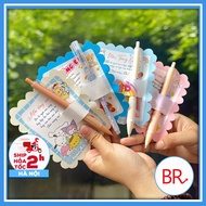 Wholesale of 10 pen cards with meaningful wishes, cheap student gift set, first school year gift for