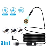 ESPOIR HD Inspection Camera, IP67 Waterproof Universal Inspection Camera, 3 in 1 LED Light 408P/720P