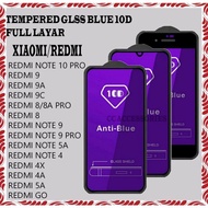 (DS) NEW REDMI TEMPER GLASS MATTE CERAMIC ANTI BLUE LIGHTREDMI NOTE 10 /9 / 9A / 9C / 8 / 8A / 8 9/ 