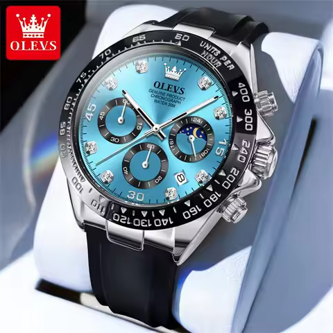 OLEVS 2875 Luxury Men Watch Quartz Man Watches Waterproof Luminous Top Brand Watch for Men Date Chro