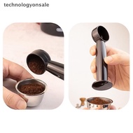 [Tech] 2 In 1 Coffee Spoon 7g Standard Measuring Spoon Dual-use Bean Scoop Powder Press Scoop Coffee