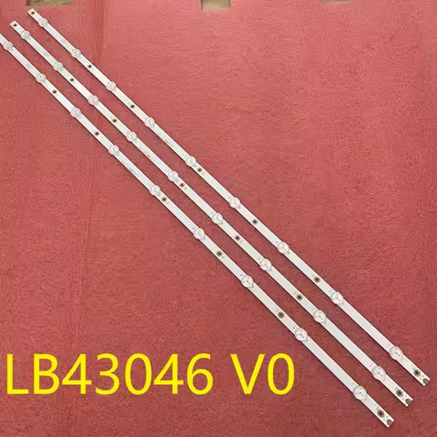 LED Backlight Strips For 43PFT5503 43PFS5801 43PFS5803/12 43PFS5823/12 LB43046 V0_02 V0_00 LB PM3030