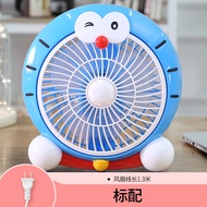 Cartoon electric fan small student dormitory bedside fan office desktop fan mini electric fan