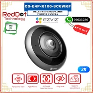 EZVIZ CS-E4p-R100-8C6WKF Smart Wi-Fi Panoramic Fisheye Camera