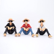 12CM Anime One Piece Figure Luffy Figures Monkey D. Luffy Action Figurine Model Toys Cake Car Decora