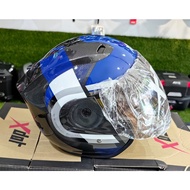 XDOT G518B 518B OPEN FACE HELMET WITH TINTED SMOKE VISOR ZEPHYR XENON