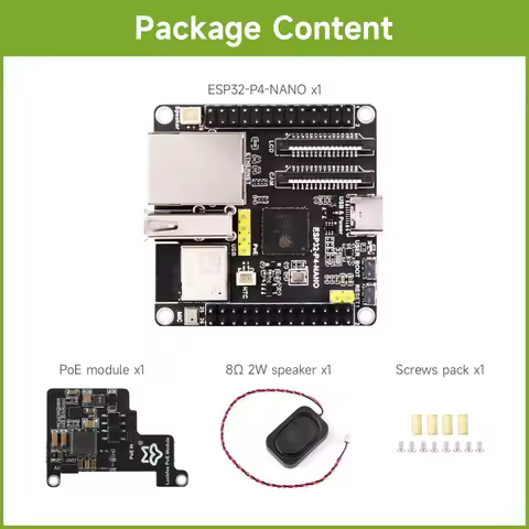 Waveshare ESP32-P4-NANO Development Board, Based On ESP32-P4 Chip With RISC-V Dual-core And Single-c