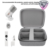 MUSLADY โปรเจคเตอร์กระเป๋าถือพกพาสำหรับ XGIMI MoGo 4 3 Pro PLAY6 EVA กันน้ำโปรเจคเตอร์เก็บกระเป๋าสำห