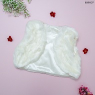 White Bridal Party Wedding Accessories Fur Bolero Bbp007