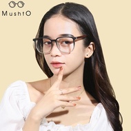Mushto Unisex TR90 Square Blueray Anti-Radiation Glasses Can Reduce Minus Photochromic Cool and Styl