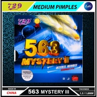 Friendship 729 563 Myster III Medium Pimples With Sponge Table Tennis Rubber Getah Ping Pong