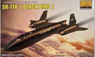 Trumpeter 小號手 1/72 美國 SR-71A 黑鳥式 長程戰略偵察機 空軍 組裝模型 80201