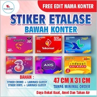 Terlaris stiker etalase bawah konter