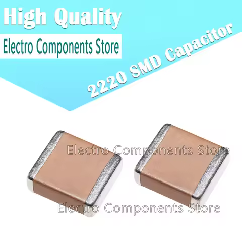 10PCS 2220 SMD Capacitor 1uF 2.2uF 3.3uF 4.7uF X7R 100V 250V 500V 105K 225K 335K 475K 10% 5750