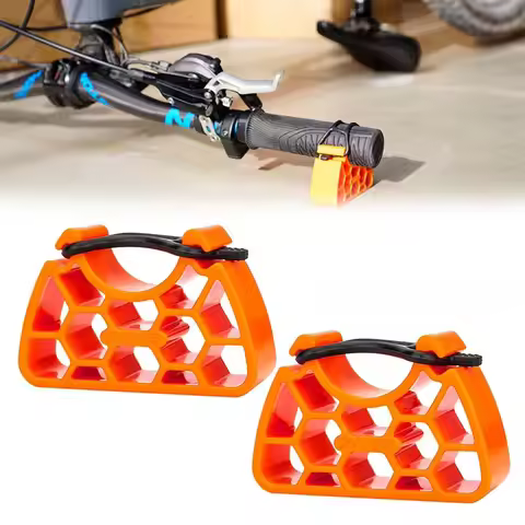 2PCS Bicycle Handlebar Stand MTB E-Bike Inverted Parking Rack Bike Handlebar Stand Stabilizer Bike R