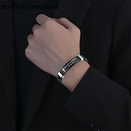MXFASHIONE Family Friendship Bracelet, Silicone Material ID Wristband Inspirational Quote Bracelets,