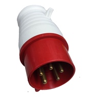 Grippes 16A 3P+E+N Industrial Plug Cord Connector Type 6h 220V (5 Pins) IEC309-2 015