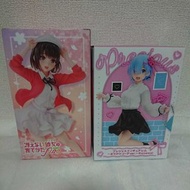 [全新] 加藤惠、雷姆手辦 不起眼女主角培育法 Re:從零開始的異世界生活 美少女公仔手辦