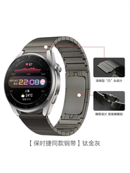Shiny Royal Oak Design Metal Watch Band 22mm