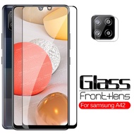 2 in 1 For Samsung A42 Glass Camera Lens Tempered Glass For Samsung Galaxy A42 5G A 42 2020 A425F 6.6" Screen Protector Protective Film