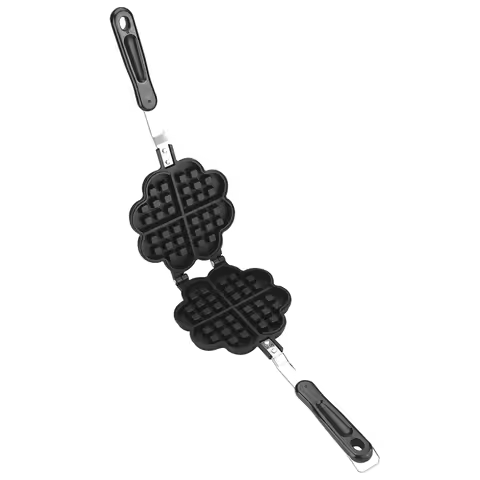 Home Bakery Heart Shape Design Waffle Maker Waffle Mold Pan Mould Tray Non-stick Baking Cooking Tool